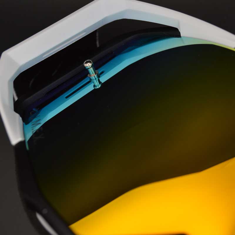 Motocross Goggle with gold lens