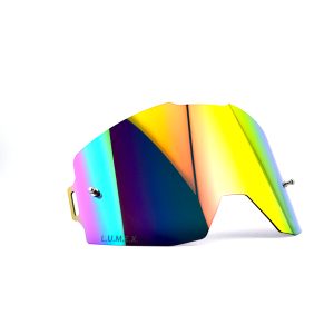 LUMEX iridescent motocross goggle lens