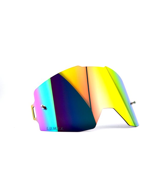 LUMEX iridescent motocross goggle lens
