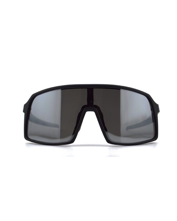 RKT Blaze Smoke MTB glasses, black frame with mirrored lenses.