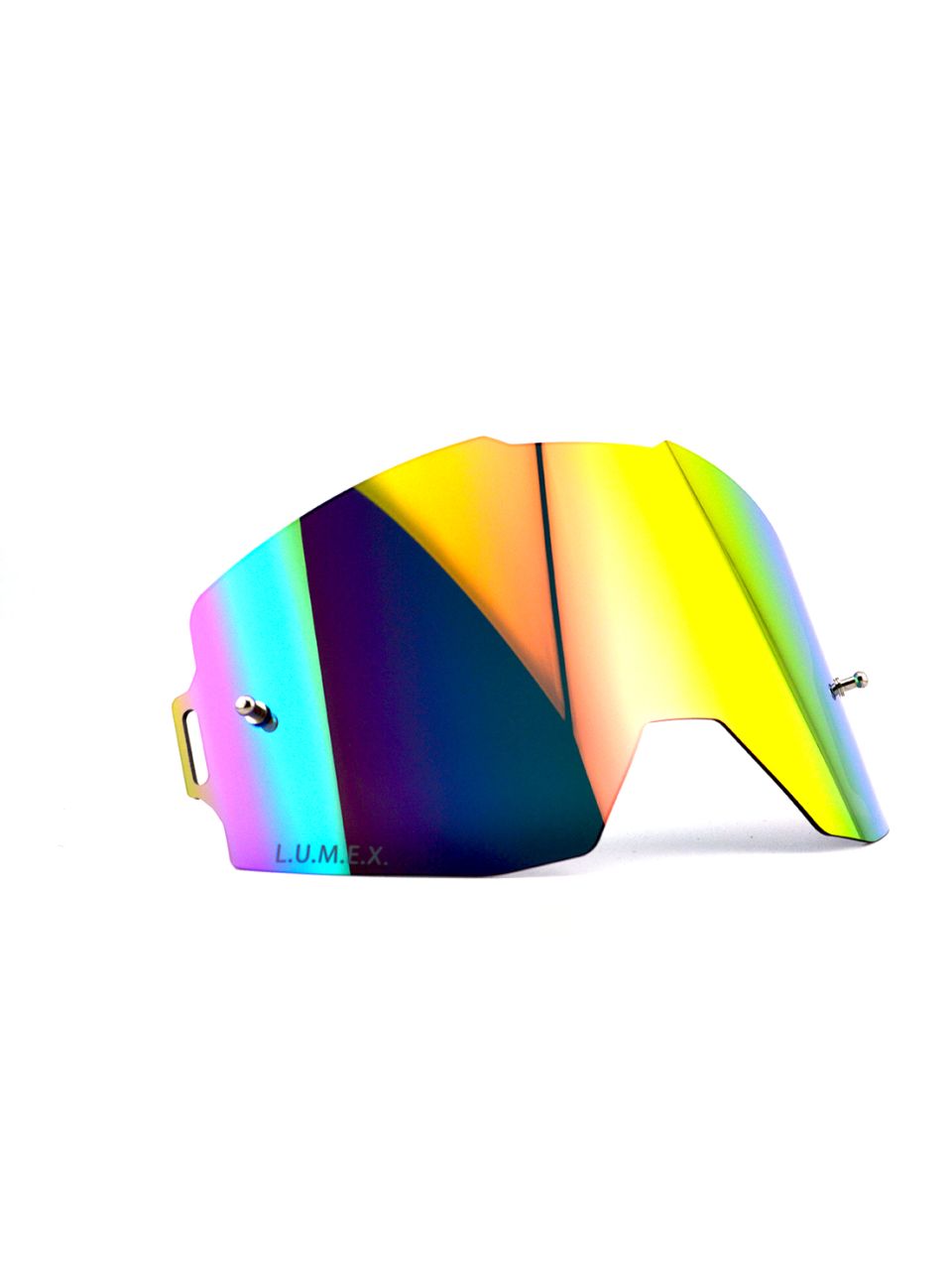LUMEX iridescent motocross goggle lens